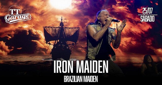 Tributo Iron Maiden com a banda Brazilian Maiden - Sábado - 25/07 (foto do evento)