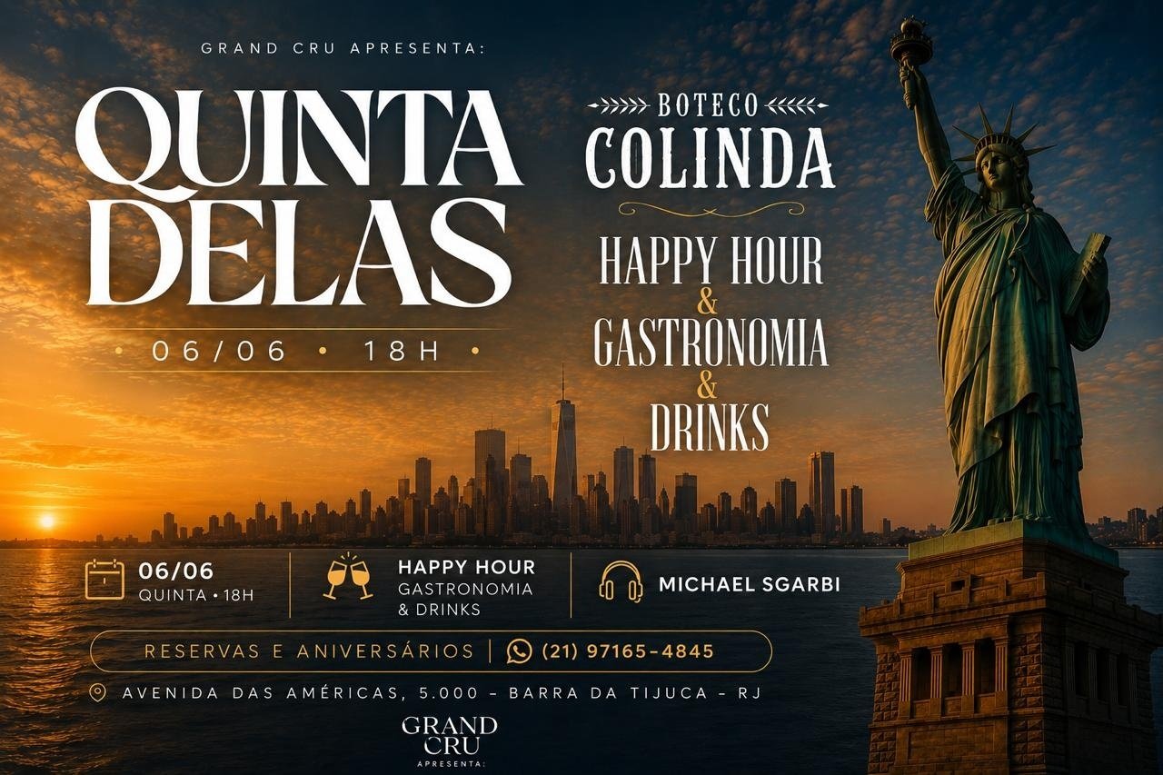 QUINTA DELAS: Gastronomia + Drinks + Dj Michael Sgarbi (foto do evento)