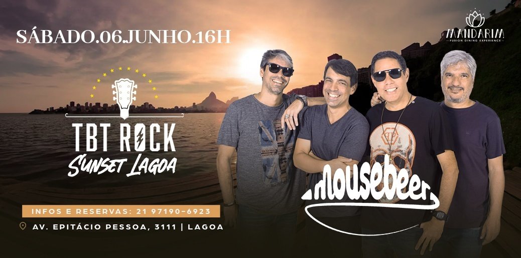 Tbt rock sunset lagoa | banda mousebeer | guto bastos | mandarim lagoa (foto do evento)