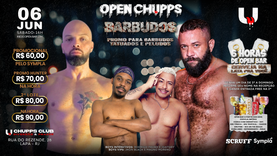 Open chupps barbudos (foto do evento)