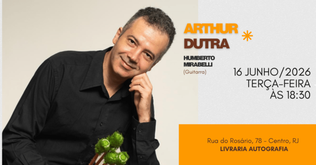 Show Arthur Dutra - 16/06 na Livraria Autografia (foto do evento)