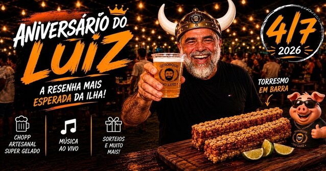 Niver do luiz - a resenha mais esperada da ilha (foto do evento)