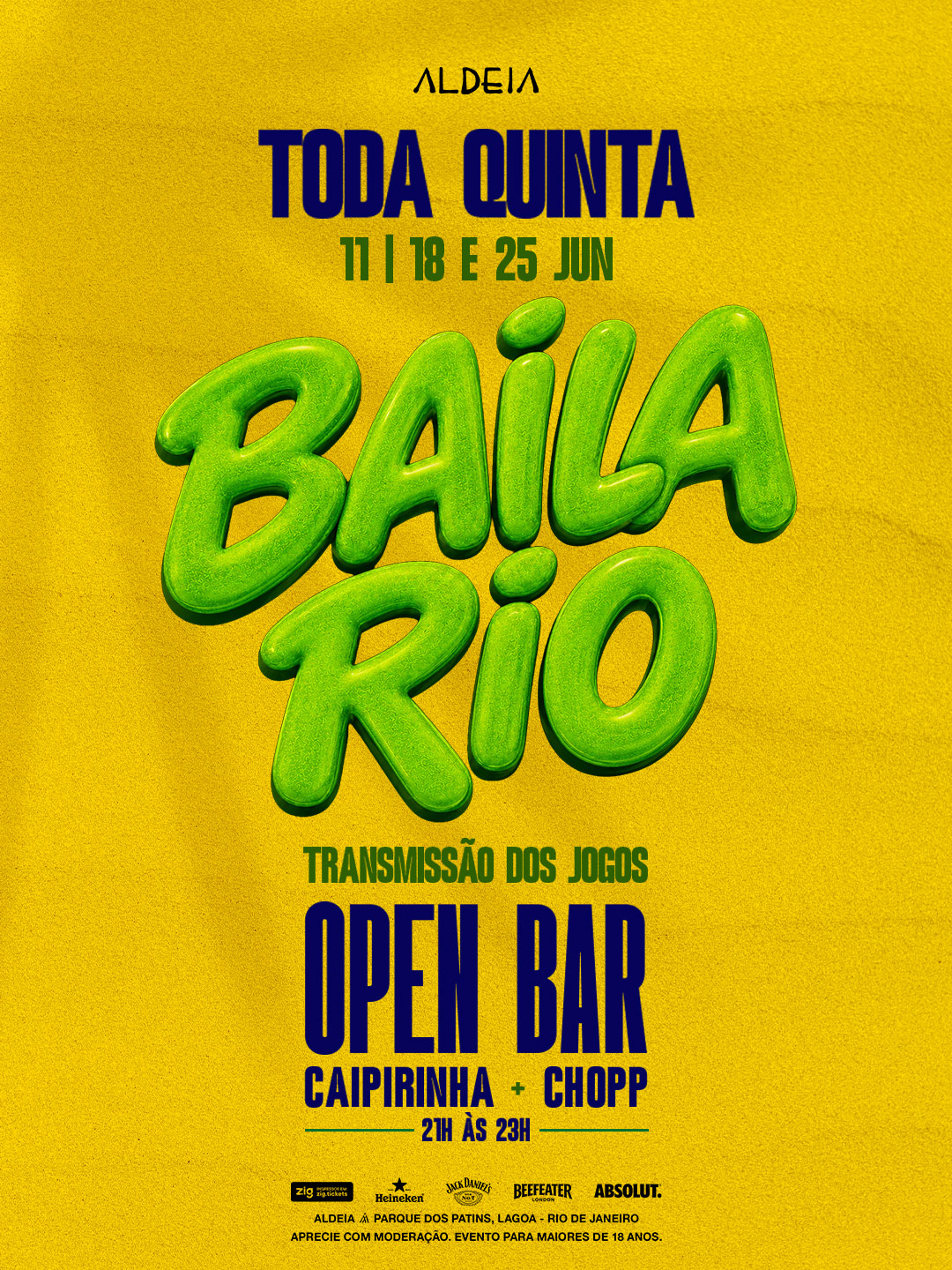 Baila Rio - Aldeia 25/06 (foto do evento)