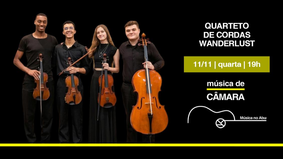Música de Câmara  Quarteto Wanderlust (foto do evento)