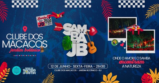 Samba do JB | Cozinha Arrumada + Roda do Firma + 1H Open Cerveja* @ Jardim Botânico - RJ (foto do evento)
