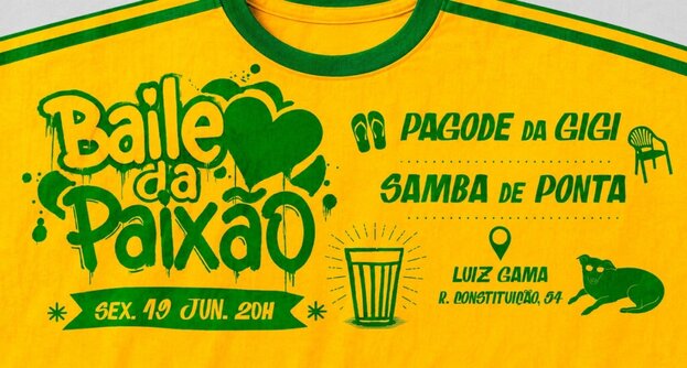 Baile da paixão - edição de copa do mundo - brasil x haiti (foto do evento)