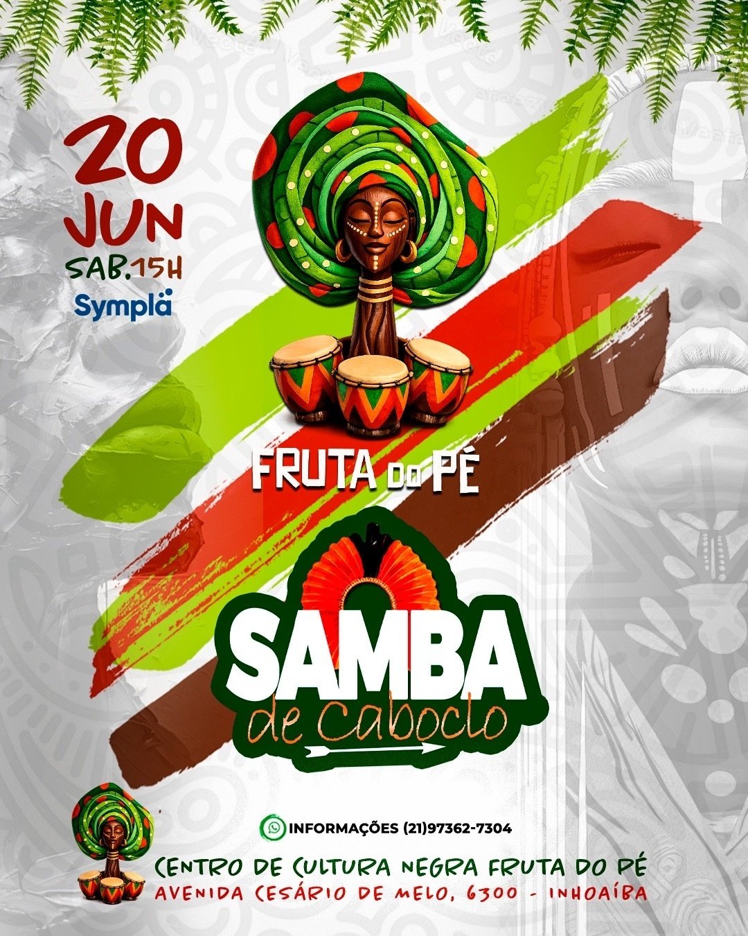 Fruta do pé e samba de caboclo (foto do evento)