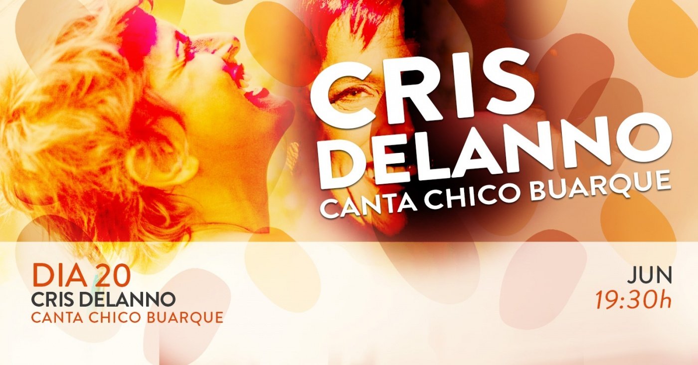 Cris delanno canta chico buarque (foto do evento)