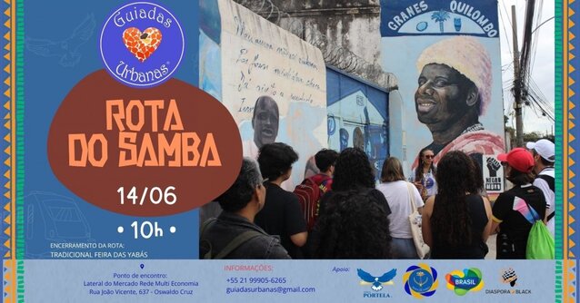14/06 - ROTA DO SAMBA encerrando na FEIRA DAS YABÁS (foto do evento)