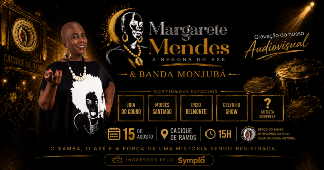 Margarete Mendes & Banda Monjubá  Gravação Audiovisual (foto do evento)