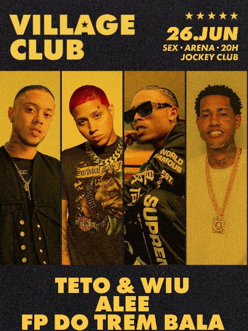 Village 2026 : Teto, Wiu, Alee e FP do Trem Bala (foto do evento)