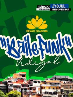Baile Funk no Mirante do Arvrão (foto do evento)