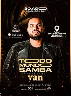 Todo mundo samba com yan (foto do evento)