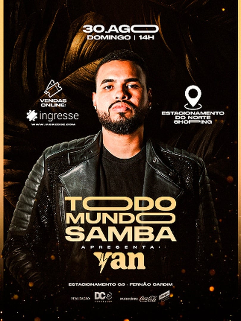 Todo mundo samba com yan (foto do evento)