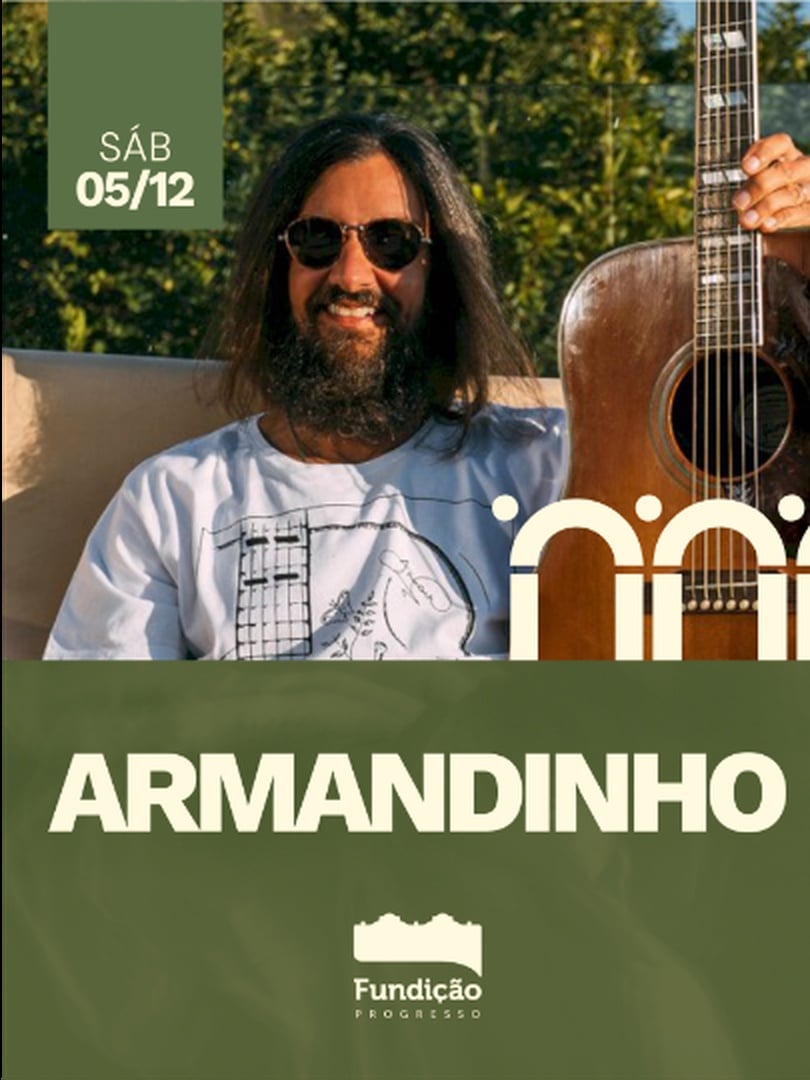 Armandinho na fundição 2026 (foto do evento)