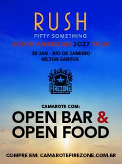 Camarote Firezone - Rush (foto do evento)