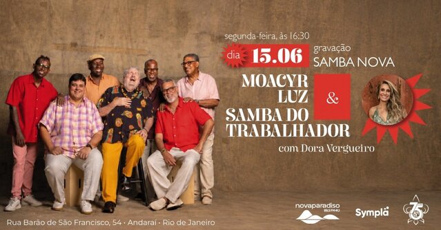 Moacyr Luz e Samba do Trabalhador 15 de junho - go (foto do evento)