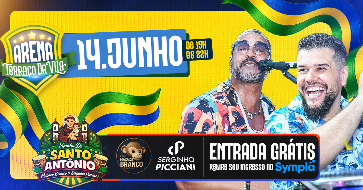 Arena terraço da vila - samba de santo antônio (foto do evento)