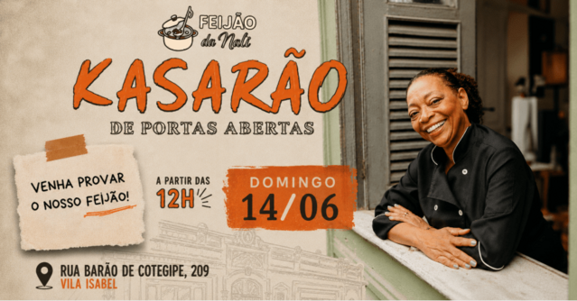 Kasarão de portas abertas | feijão da nali em vila isabel (foto do evento)