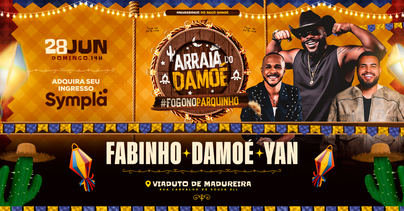 Aniversário do Nego Damoé - Edição especial Fogo no Parquinho (foto do evento)