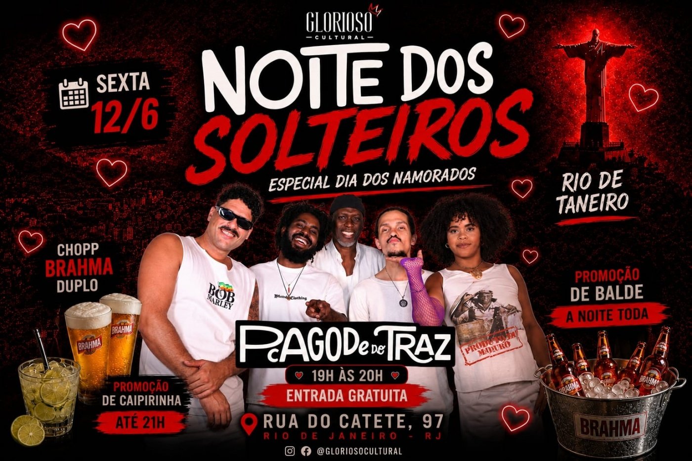 Gloriosa noite dos solteiros (foto do evento)
