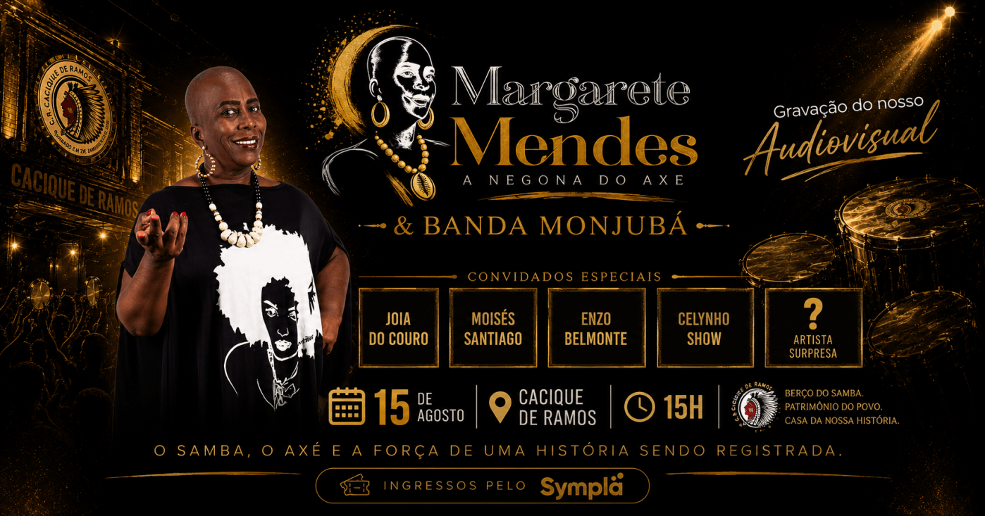 Margarete Mendes & Banda Mojubá - Gravação Audiovisual (foto do evento)