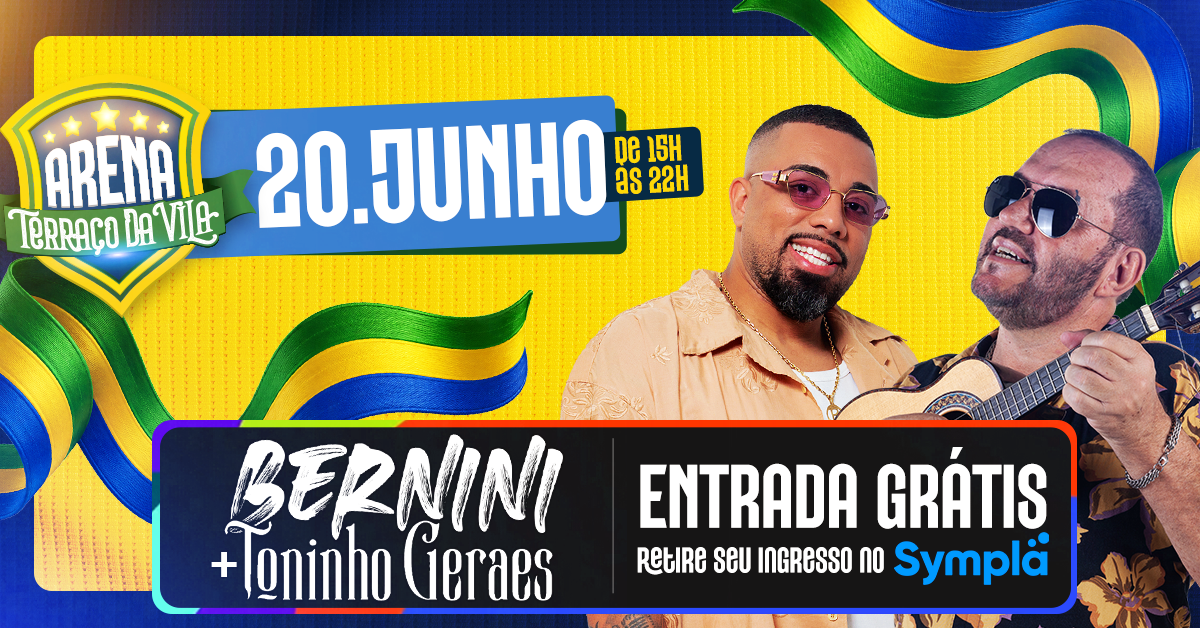 Arena terraço da vila - bernini e toninho geraes (foto do evento)