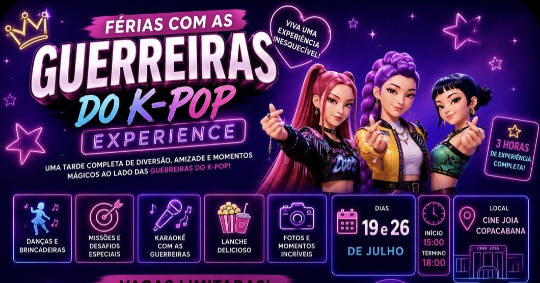 Guerreiras do Kpop - Experience (foto do evento)