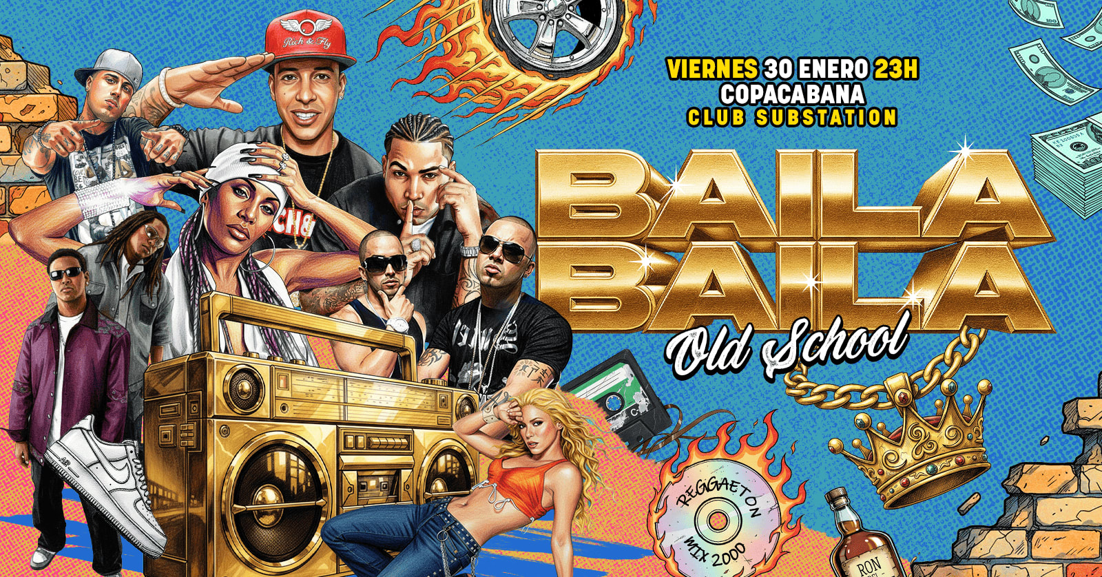 Fiesta Latina Baila Baila | Reggaeton Old School 30 Enero (foto do evento)