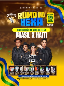 Rumo ao Hexa - Brasil x Haiti - 19/06/26 (foto do evento)