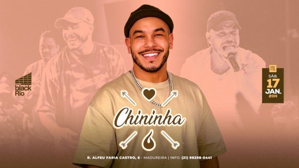 PAGODE  CHININHA (SHOW COMPLETO)   + DJS  CHARME , HIP HOP, AFROBEAT E  FUNK (foto do evento)
