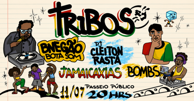 TRIBOS Lapa :: BNegão . Cleiton Rasta . Jamaicaxias . Bombs (foto do evento)