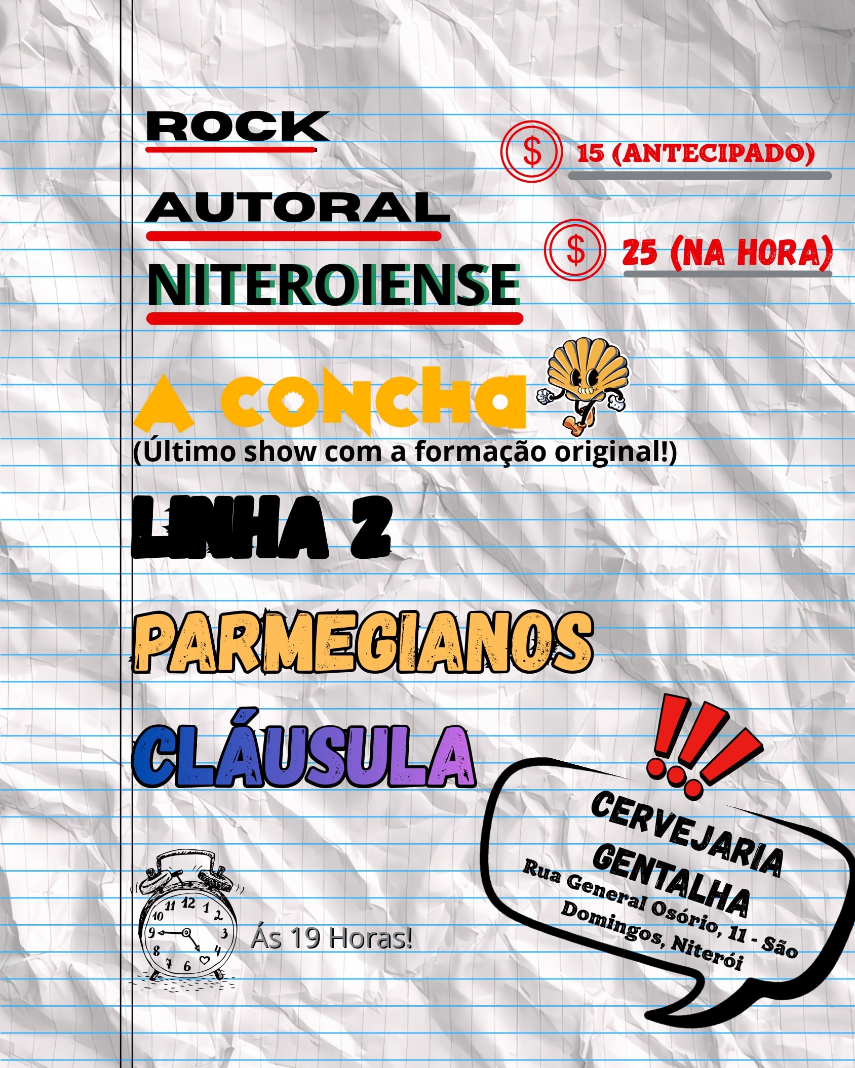 Rock Autoral Niteroiense (foto do evento)