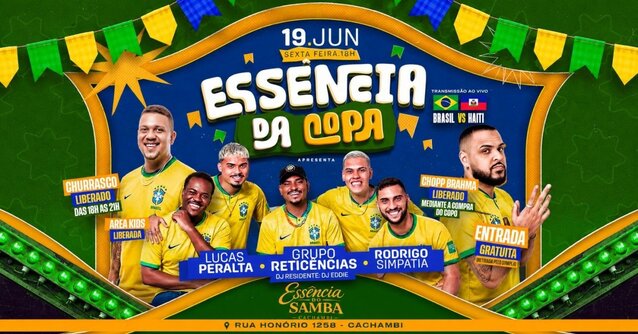 Essência da Copa - Brasil x Haiti (foto do evento)