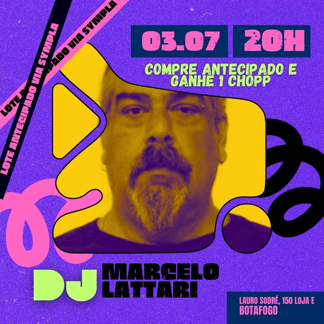 ROCK Anos 90, 70, 60 com Marcelo Lattari DJ (foto do evento)