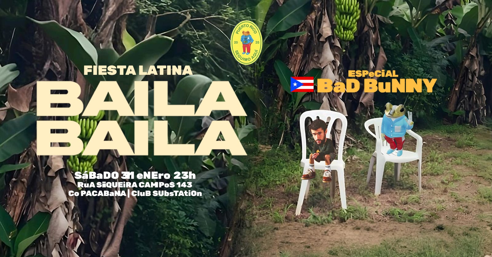 Fiesta Latina Baila Baila | Especial Bad Bunny 31 Enero (foto do evento)