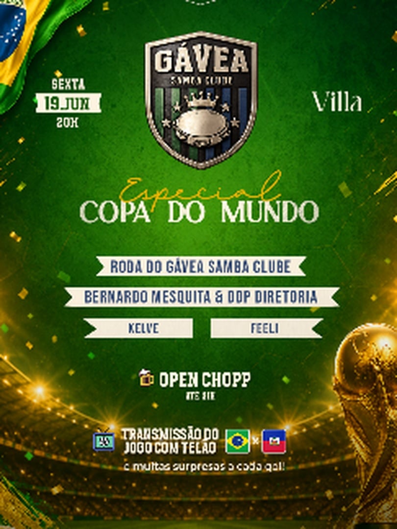 Gávea samba clube (foto do evento)