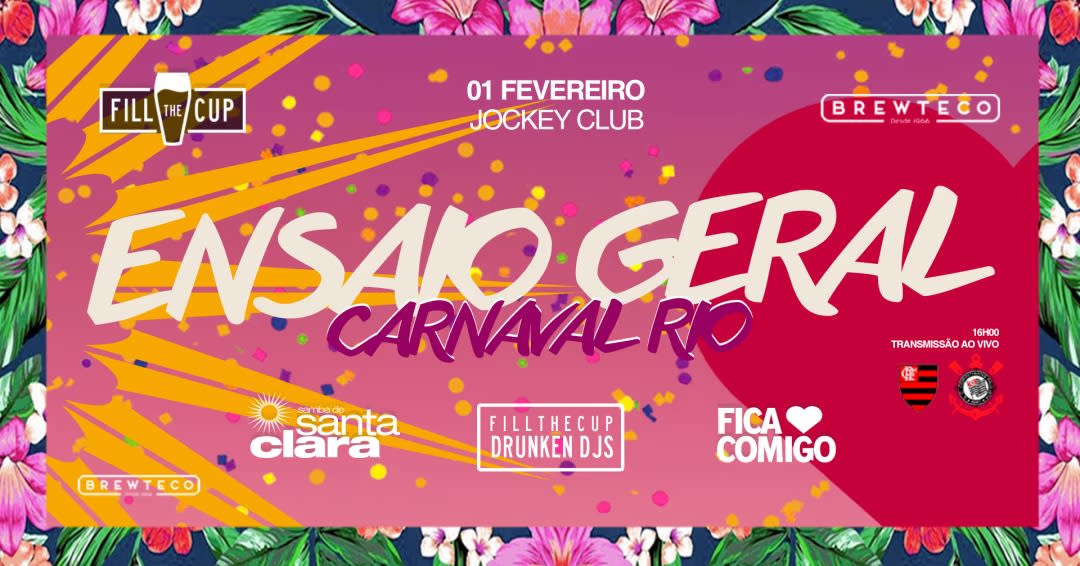 Ensaio Geral | Fica Comigo, Samba De Santa Clara, Fillthecup (foto do evento)