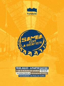 Samba Com A Gente? na Fundição (foto do evento)