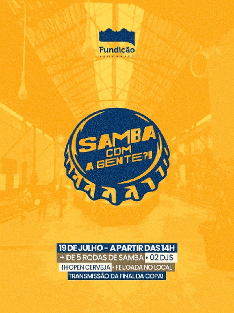 Samba Com A Gente? na Fundição (foto do evento)