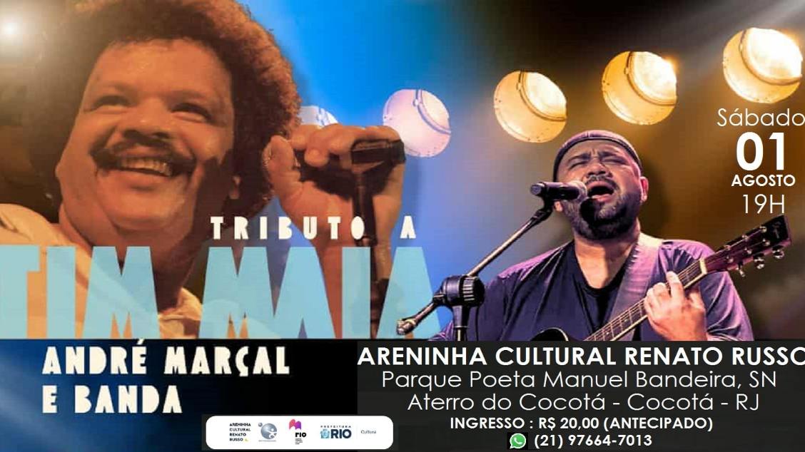 Tributo Tim Maia - André Marçal & Banda (foto do evento)