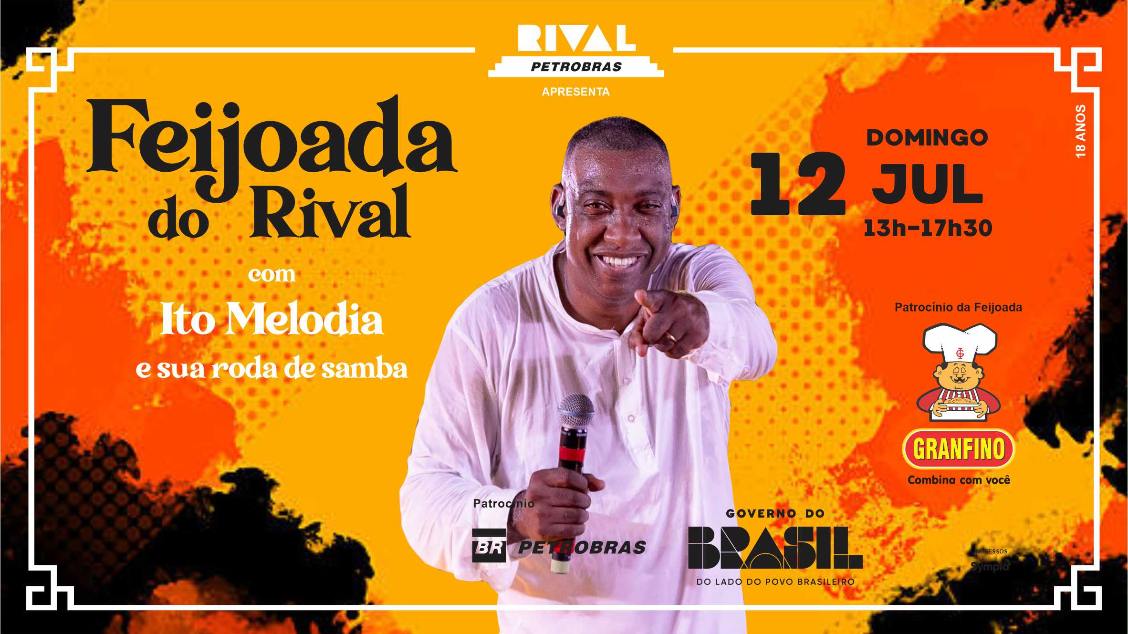 Feijoada do rival com ito melodia e sua roda de samba (foto do evento)
