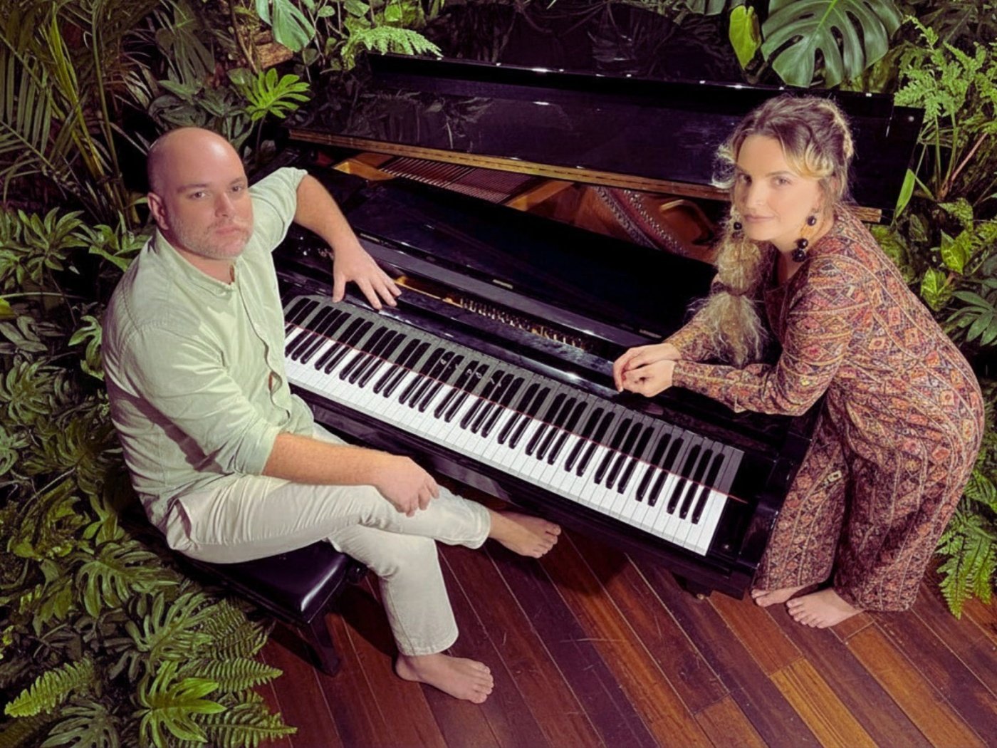 Grazie Wirtti e Fernando Leitzke - A VOZ DA AMÉRICA LATINA, homenagem Mercedes Sosa - Casa do Choro (foto do evento)