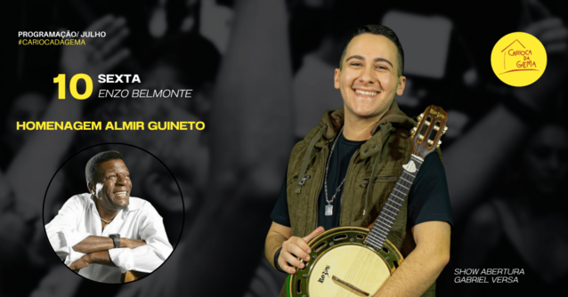 Enzo Belmonte - Homenagem Almir Guineto (foto do evento)