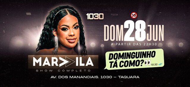 Dominguinho tá como?! Com Marvila (foto do evento)