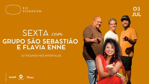 Sexta com grupo são sebastião e flavia enne no rio scenarium 03.07 (foto do evento)