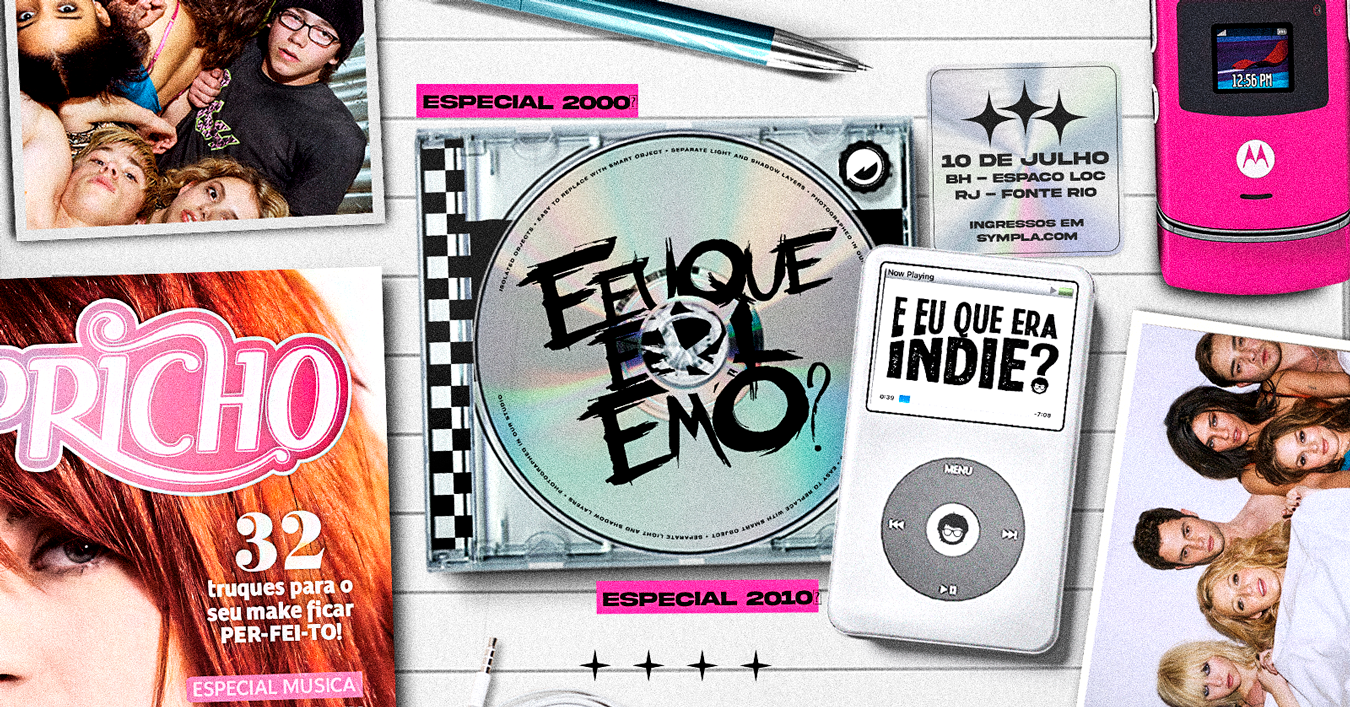 E eu que era Emo? Anos 2000 + E eu que era Indie? Anos 2010 (2 casas) (foto do evento)