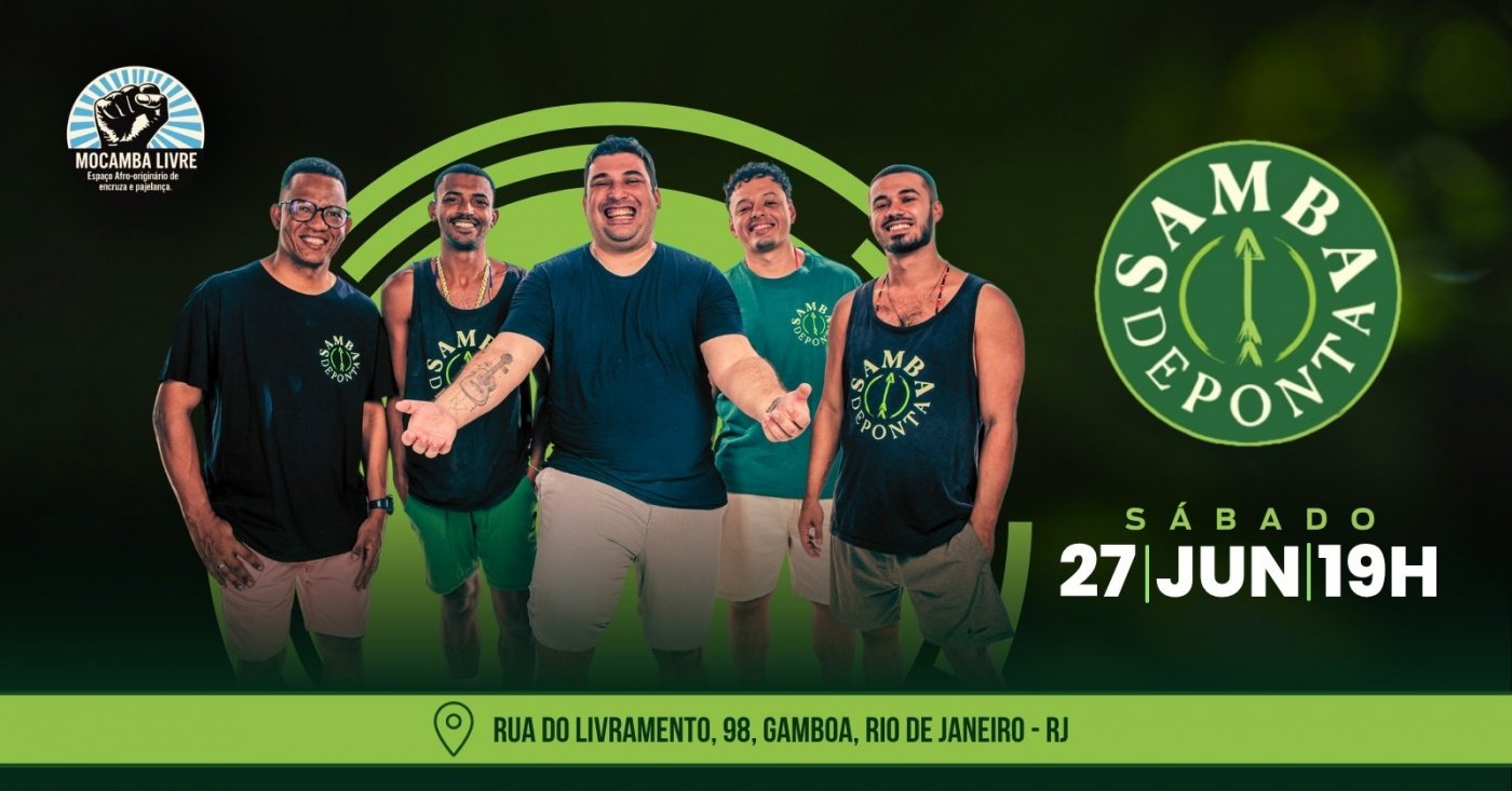 SAMBA DE PONTA no Mocamba livre (foto do evento)