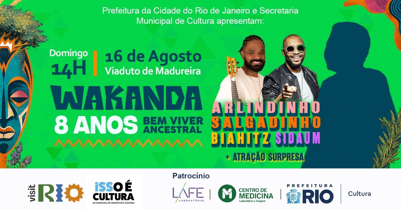 Festival Wakanda 8 Anos - Arlindinho + Salgadinho + Atração Surpresa (foto do evento)