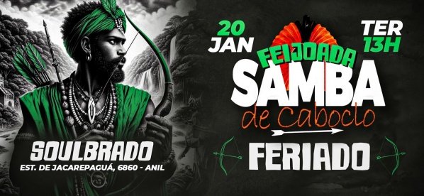Samba de Caboclo FERIADO São Sebastião (foto do evento)